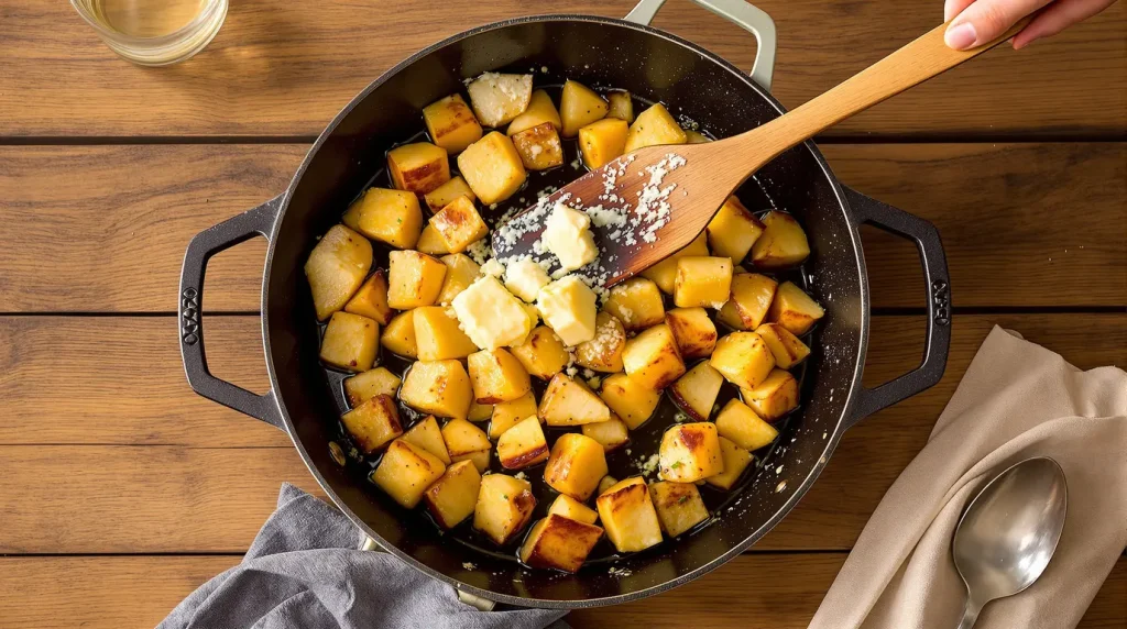 Ajoutez-le aux pommes de terre pendant la cuisson : elles seront encore plus savoureuses, délicieusement parfumées et ultra moelleuses