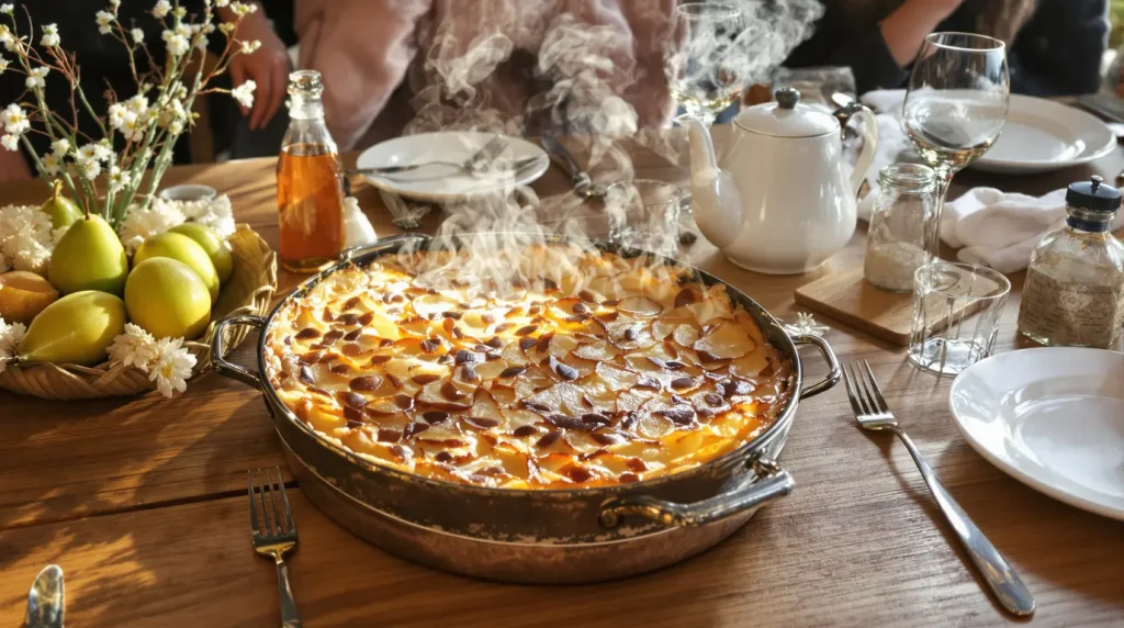 « Je n'ose plus servir d'autres desserts quand j'ai des invités en hiver » : le clafoutis express qui a transformé mes fins de repas en famille