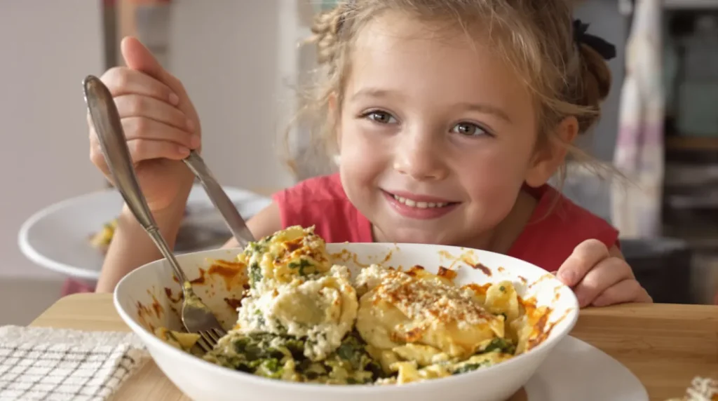 Ma fille a reposé sa fourchette et m'a dit : « Maman, c'est meilleur que les lasagnes » (ces pâtes farcies au four ont tout changé chez nous !)